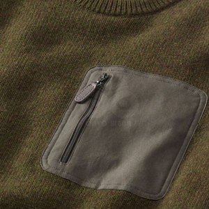 Service OEM : Pull léger, chaud et confortable pour homme, tricoté, vêtements d'hiver sur mesure pour adultes. - Product Image 6