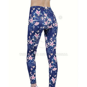 Women <b>Leggings</b> Solid <b>Pattern</b> Premium Fit High Quality Spandex/Nylon Fabric Lightweight Elastic Waist Comfortable Pants - Product Image 3