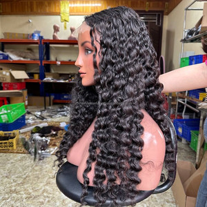 Wholesale Human Hair <b>Wigs</b> Lace Front Vietnamese Raw Hair Wavy Style Glueless <b>Wig</b> Long 250% Density Customized Color Texture - Product Image 1