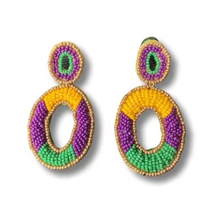 Pendientes Colgantes de Estilo Vintage con Diseño de Zanahoria de Pascua, de Alta Gama, con Cuentas de Semillas de Hoja Verde y Lentejuelas, Tejidos a Mano - Product Image 6