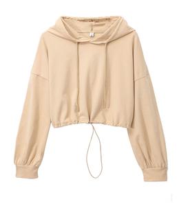 Sweat à capuche contemporain pour femme, tissu de qualité supérieure, logo personnalisé, fabrication OEM ODM, fournisseur en gros - Product Image 2