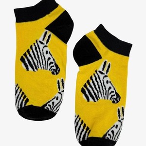 Custom Design Men's Yellow <b>Black</b> Ankle <b>Socks</b> Striped Pattern Knitted Breathable Sports <b>Socks</b> Summer Wear OEM 2026 - Product Image 3