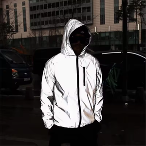 Chaqueta Softshell con Capucha para Hombre, Resistente al Agua, con Cierre y Bolsillo Frontal, Color Gris, para Uso en Exteriores, Corte Regular, para Todas las Temporadas - Product Image 3