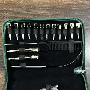 Venta al por Mayor de Pinzas para Extensiones de Cabello de Acero Inoxidable, Uso Profesional en Salón, Logotipo Personalizado OEM/ODM - Product Image 4