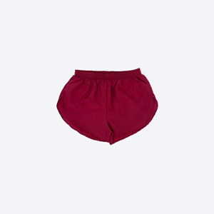 Shorts et jupes de sport pour femmes en taffetas de polyester/nylon respirant uni, taille mi-haute, avec ceinture en dentelle brodée - Product Image 5