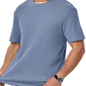 <b>Mens</b> Oversized T <b>Shirts</b> Vintage 100% Cotton Worsted Fabric <b>Silk</b> Screen Loose Crewneck Short Sleeve Washed Summer Anti-Pilling - Product Image 5
