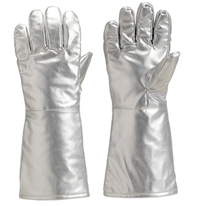 ถุงมือป้องกันความร้อนและทนความร้อน TMT-763FA เส้นใยอลูมิเนียมเคลือบ aramid - Product Image 1