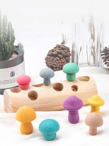 Jouets en bois faits à la main durables pour bébés – Jouets écologiques pour le développement précoce des nourrissons et des tout-petits - Product Image 2