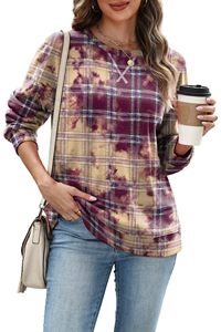 Camiseta de Manga Larga Lisa para Mujer, Personalizable con Logotipo, Mezcla de Poliéster/Algodón, Cuello Redondo, Secado Rápido, Ribbed, Venta al Por Mayor, Marca Privada - Product Image 5