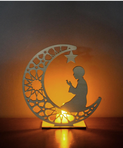 โคมไฟไม้คลาสสิกสำหรับอีดอัลฟิตรและรอมฎอน ขายส่ง เป็นมิตรกับสิ่งแวดล้อม ดีไซน์สั่งทำได้ พิมพ์แบบ Letterpress ปี 2025 - Product Image 3