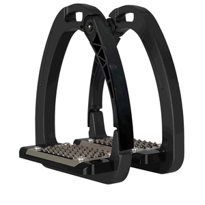 Stainless Steel Reusable Flexi Stirrups Durable Flexible Shock Absorbing Anti Slip Horse Riding <b>Equestrian</b> Riding Stirrup - Product Image 3