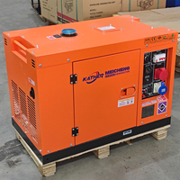 KATHER 5KW 6KW 7KW 8KW 10KW Pequeña Minicentral Eléctrica, Precios de Generadores Diésel de 10KVA 8KVA 5KVA, Generador Silencioso de 5000W 8000W