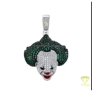 Premium Joker Inspired Pendant With Luxury Streetwear Jewelry Design - Product Image 5