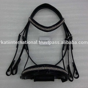 Brides de cheval bling fantaisie haut de gamme cristaux de qualité supérieure durables sur cuir équipement de cheval de haute qualité - Product Image 2