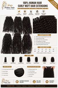 HAIR FASHION INDIA Extensions de cheveux humains vierges indiens Remy à ondulations profondes, double trame machine, 8-30 pouces, texture douce, 100GM - Product Image 4