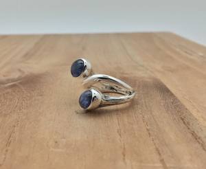 Anillo de Tanzanita Natural en Plata de Ley 925 Hecho a Mano, Talla 6, Anillo con Piedra Preciosa, Elegante Regalo de Joyería para Mujer - Product Image 5