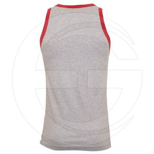 Custom Logo Solid Active Wear Men's <b>Tank</b> <b>Top</b> O-Neck Casual Printed Polyester/Cotton Anti-shrink Vest - Product Image 2