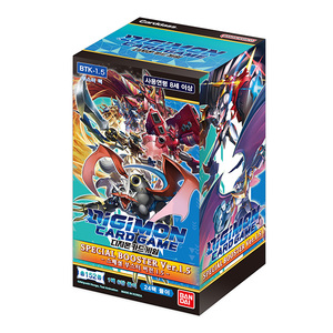 Boîte de boosters coréens Digimon TCG édition spéciale 1.5 BT01-03, 24 paquets scellés, collectionnables, vintage, pour hobby, vente en gros - Product Image 1