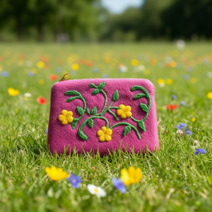 Porte-monnaie en feutre de laine - Product Image 3