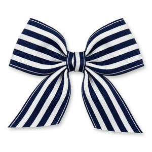 38mm Navy <b>White</b> Multi Stripe Grosgrain Ribbon Factory Direct OEM for Medal Trim Rosettes Event Sashes Gift <b>Wrap</b> Craft DIY - Product Image 4