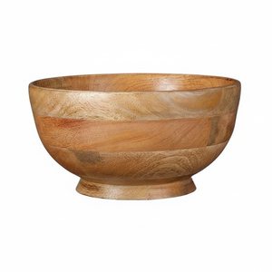 Cuenco Otomano Hecho a Mano de Madera de Acacia y Mango, Ecológico, Clásico, para Ensaladas, de la India - Fabricante Mayorista - Product Image 2