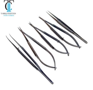 Kit de Instrumentos para Cirugía Microvascular, Pinzas de Precisión y Portaagujas para Uso Quirúrgico, TARIQ CRAFTED INDUSTRIES - Product Image 1