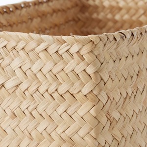 Seagrass Organizer Herringbone Rectangular <b>Basket</b> Handmade <b>Storage</b> <b>Basket</b> Wholesale eco-friendly Made in Viet Nam - Product Image 5