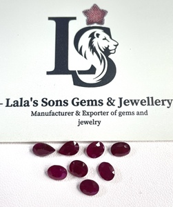 100% Natural African <b>Ruby</b> Heated 5x6mm Calibrated Oval Pear Cut Pinkish Red Color 21.97 Cts. Loose Gemstone for Jewellery Making - Product Image 5
