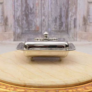 Metal Butter Dish with Cover – Durable <b>Kitchen</b> Butter Keeper - Product Image 1