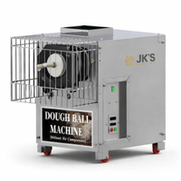 Rouleuse automatique de boules de pâte 2000 pièces/heure en acier inoxydable de qualité alimentaire, poids réglable 20-80g, pour boulangerie et pizza
