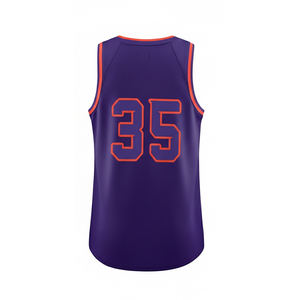 Ropa Deportiva Transpirable de Malla, Jersey de Baloncesto de Primera Calidad, Diseño con Logotipo Personalizado, Jersey de Baloncesto, Ropa Deportiva para Equipos - Product Image 3
