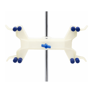 แคลมป์ ABS 2-Burette พร้อมด้ามจับยางสำหรับแท่งรองรับในห้องปฏิบัติการ - Product Image 1