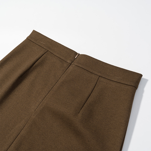 Jupe longue plissée fluide taille haute pour femme, légère, idéale pour l'été et les tenues décontractées - Product Image 4