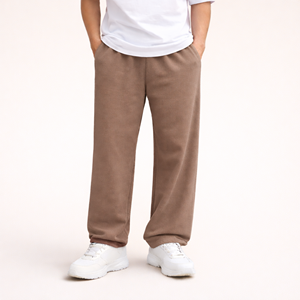 Pantalones Casuales de Hombre al por Mayor, Negros, de Corte Holgado, Antiencogimiento, Antipilling, con Bolsillo Bordado - Product Image 5