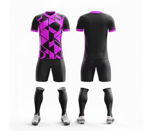 Uniformes de Fútbol Personalizados, Conjuntos de Uniformes de Fútbol por Sublimación |   Tallas para Hombres, Mujeres y Jóvenes |   Ropa Deportiva Ligera de Secado Rápido para Entrenamiento - Product Image 6
