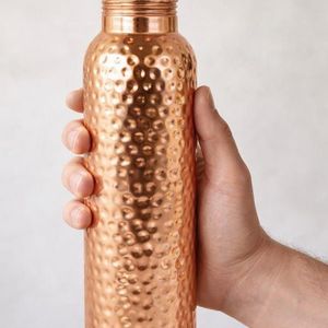 Modern Lifestyle Copper Water Bottle Premium Reusable Drinking Flask with Classic Design Eco-friendly and CE Certified - Product Image 2