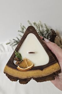 ถ้วยเทียนฐานไม้เนื้อแข็งสไตล์เรียบง่าย สำหรับตกแต่งบ้าน งานแต่งงาน ของขวัญ ของที่ระลึก ถ้วยเทียนทรงโดว์โบวล์สุดฮิต สำหรับภาชนะบนโต๊ะอาหาร และร้านอาหาร คาเฟ่ - Product Image 2