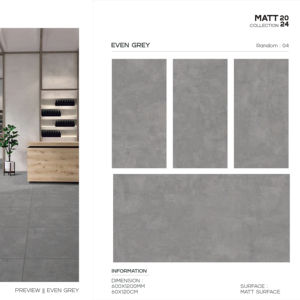 Carreaux de porcelaine très demandés, finition mate, en format 60x120cm, 600x1200mm, 24x48, pour applications intérieures haut de gamme - Product Image 1