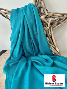 High Quality Plain <b>Scarf</b> Fabric Supplier Soft Lightweight Cotton Viscose Polyester OEM ODM Bulk Manufacturer - Product Image 2