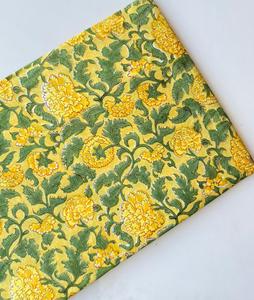 Tela de Algodón 100% de Jaipur, Estampada a Mano, Tradicional, Ecológica, Transpirable, Hecha a Mano - Product Image 2