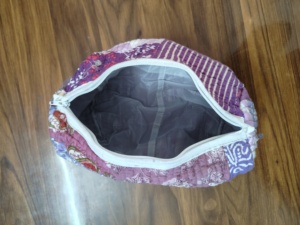 Corn husk clutch pouch Durable makeup pouch wholesale Soft portable puffer bag Lightweight cosmetic caseble Wholesale Make up - Product Image 2