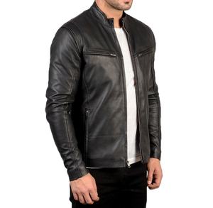 Veste de moto en cuir pour homme, poids lourd, design réversible, imperméable, respirant, manches longues, qualité supérieure, vente en gros - Product Image 6