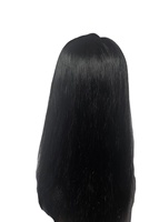 Prothèse capillaire toutes couleurs pour femmes, marron clair, en cheveux humains brésiliens Remy, haute densité 150%, sans nœuds, 20 pouces, taille moyenne