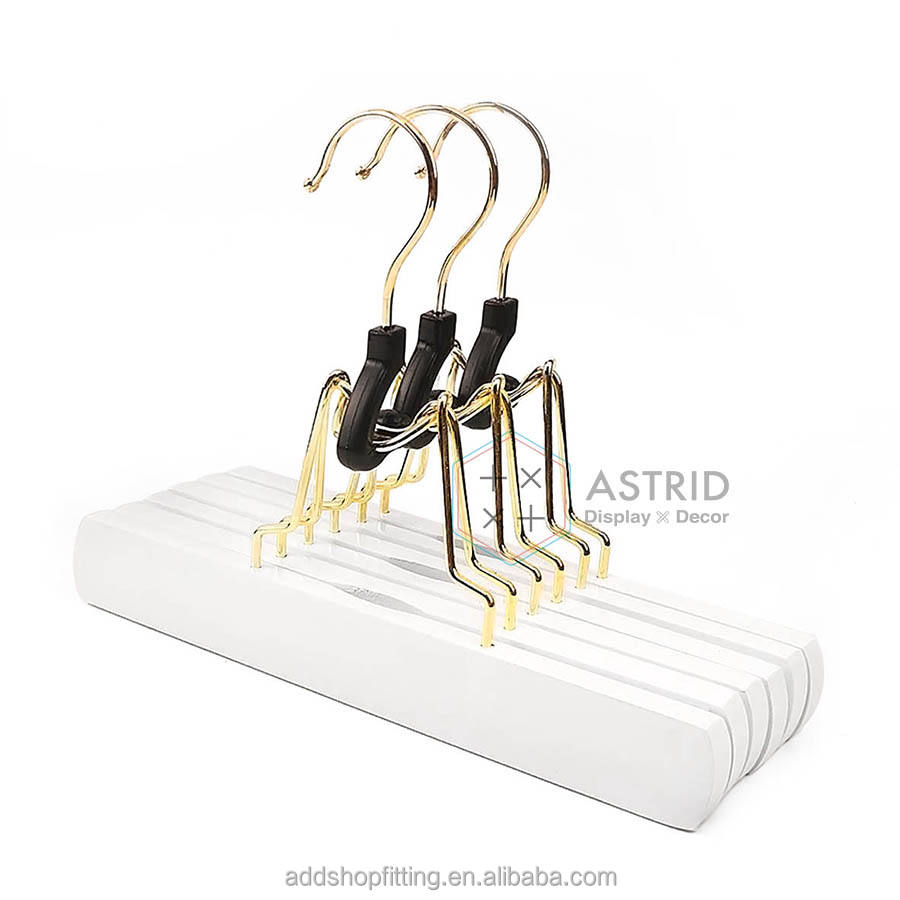 23 cm Glossy white + Gold hook