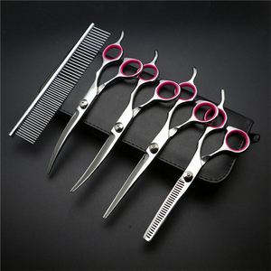 Juego de Tijeras de Peluquería Profesional Duraderas y Reutilizables de Alta Calidad, Kit de Cuidado de Belleza para Mascotas - Product Image 4