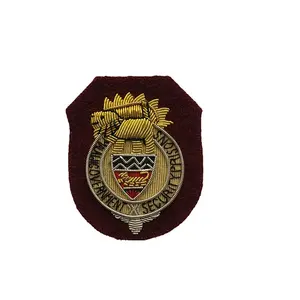 Zijden Geborduurde Armband Schouderbadge Rang Insignes