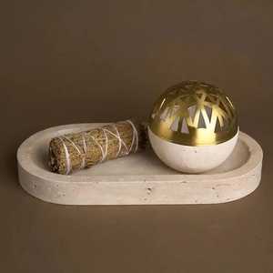 New Style Wooden Wood Pattern Bakhoor Wedding Religious Aromatic Fragrance Durable Wood Incense <b>Burner</b> Stick Holder - Product Image 5