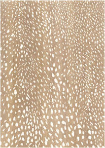 Tapis moderne fait main de couleur beige à pois blancs pour la maison, le salon et la chambre, lavable, idéal pour les pique-niques, ensembles de tapis - Product Image 4