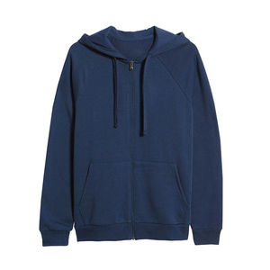 Sweat à capuche zippé décontracté pour homme, confortable pour le quotidien, avec finition côtelée et poches avant, pour les acheteurs de vêtements de détail 2026 - Product Image 4