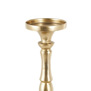 Luxury Antique <b>Brass</b> Spindle Candle Holder Set Elegant Tiered Metal Large <b>Candlestick</b> Holder for Wedding Centerpiece & Home Deco - Product Image 2